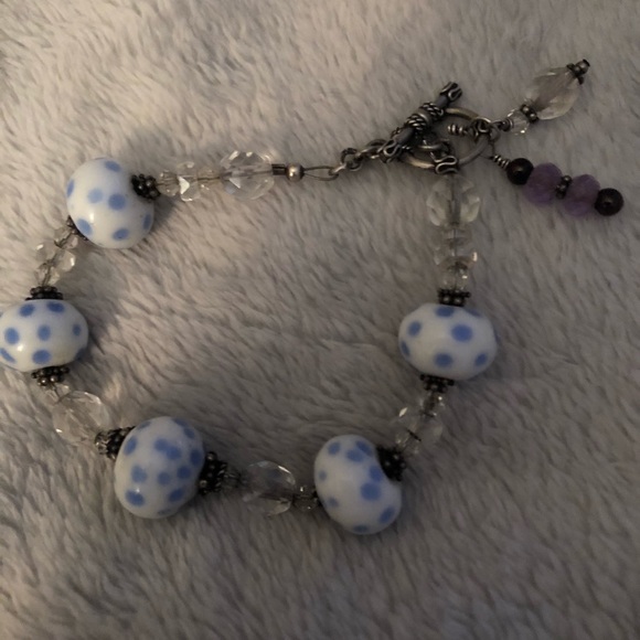 Swarovski crystal necklace and bracelet set - Picture 5 of 6